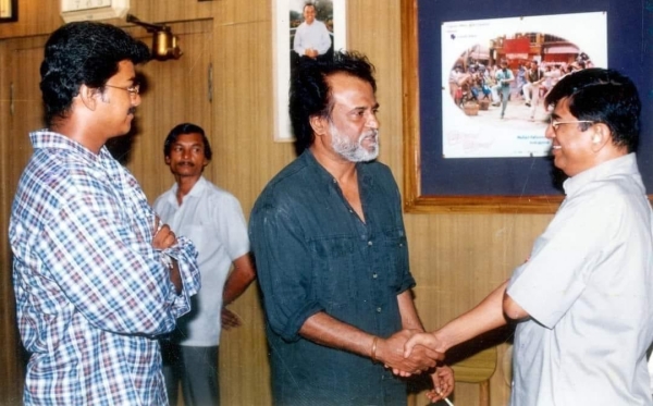  Rajini Vs Vijay: Actor Vijay and Rajinis throwback Photo is suddenly trending