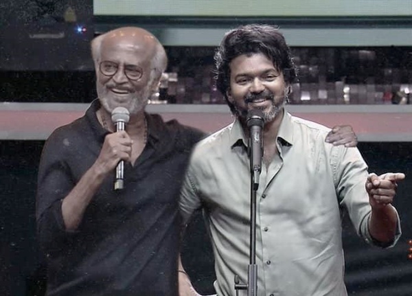  Rajini Vijay: Rajini and Vijays fan-made poster is trending now 