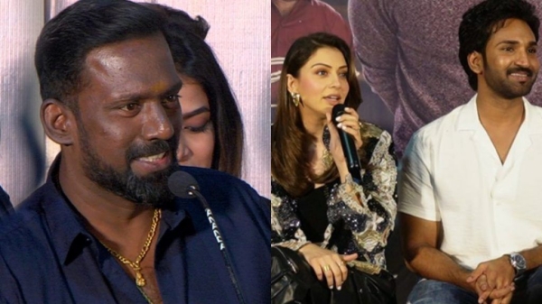 Comedy actor robo shankar controversial speech about hansika motwani in partner trailer launch event