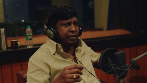 Actor Vadivelus dubbing video in Chandramukhi 2 movie released by Lyca