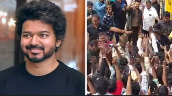  Vijay: Thalapathy Vijay met his fans at Leo shooting spot Video is trending now