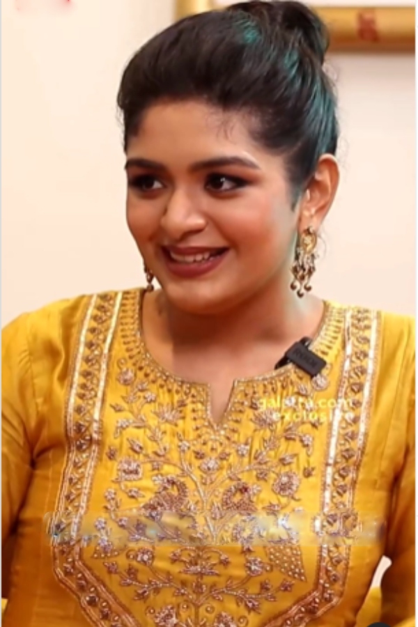 Actress Aditi shankar celebrates her birthday today