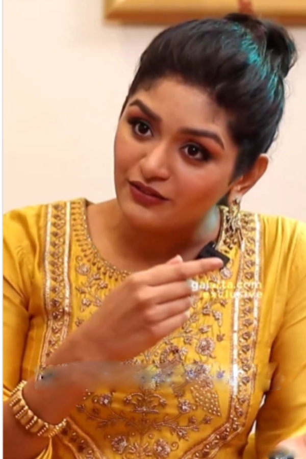 Actress Aditi shankar celebrates her birthday today