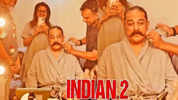  Kamal: Ulaganayagan Kamal puts on make-up for 4 hours during the shooting of Indian 2 