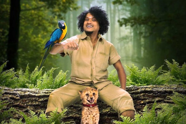 Actor Pugazh released his Mr Zoo Keeper movie poster and shared in Instagram Actor Pugazh released his Mr Zoo Keeper movie poster and shared in Instagram