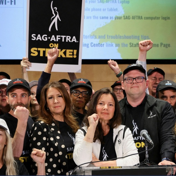 Hollywood actors have announced they will join an ongoing strike by screenwriters in the industry