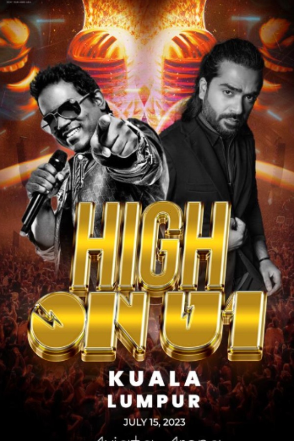 Actor Simbu joined with Music composer Yuvan for Music concert in Malaysia