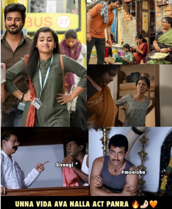 Sivangi and Monisha Blessy comparison memes trending after Maaveeran release 