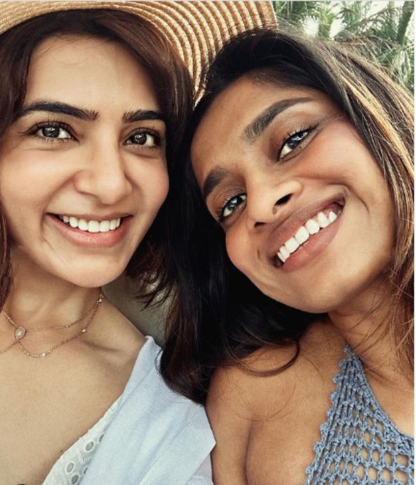 Actress Samantha make a trip to Bali with her friends before treatment