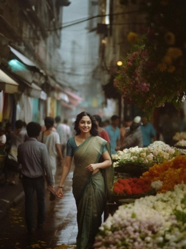 Viduthalai movie heroine bhavani sre stunning pics trending on social media 