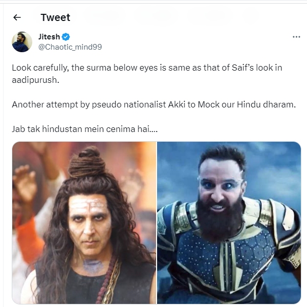 Akshay Kumars Lord Siva look in OMG2 Teaser glimpse gets trolled