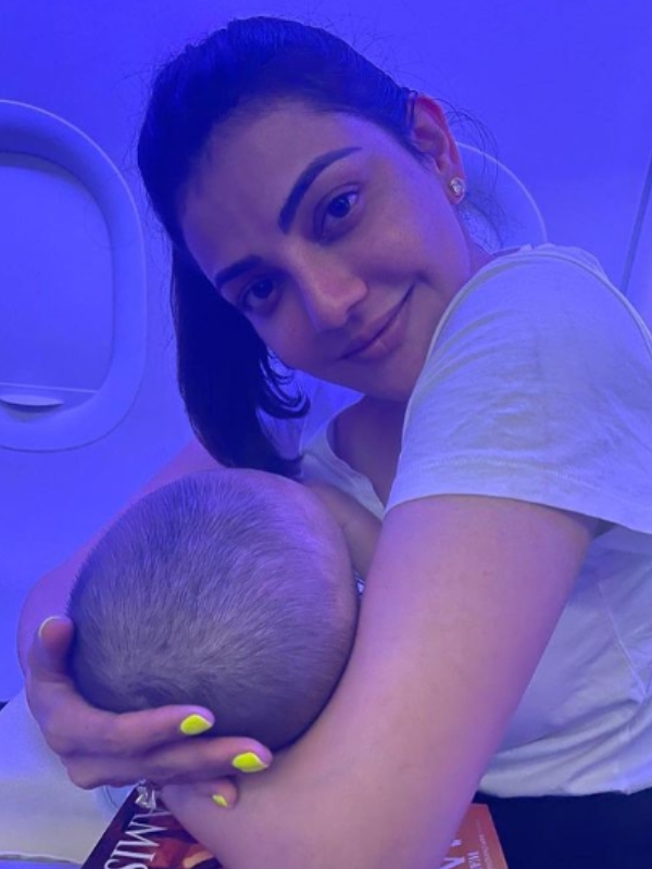 actress kajal aggarwal son full name is Neelakandan actress kajal aggarwal son full name is Neelakandan