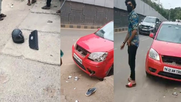 Moto vlogger TTF vasan car accident anna nagar police 2 case filed Moto vlogger TTF vasan car accident anna nagar police 2 case filed