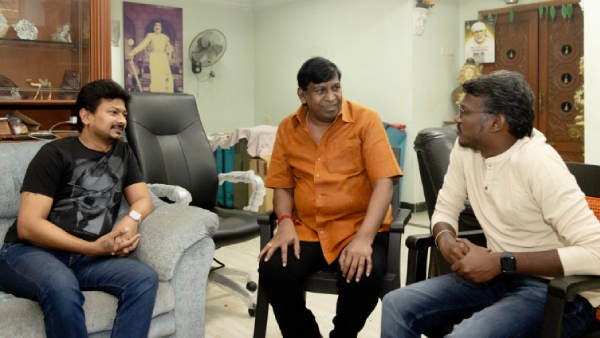 Vadivelu: Udhayanidhi thanked Vadivelu for the success of Maamannan Vadivelu: Udhayanidhi thanked Vadivelu for the success of Maamannan