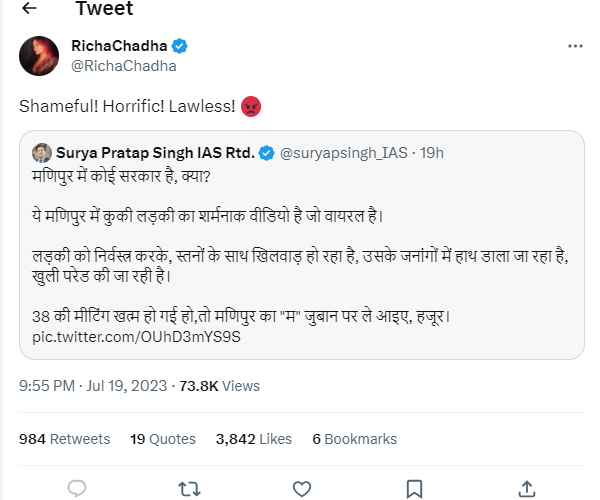 Manipur violence: Akshay Kumar to Kiara Advani raises their voice over the naked parade 