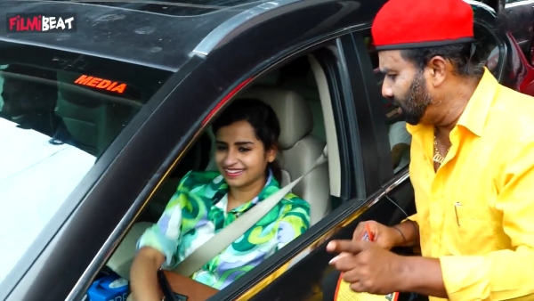 Cool Suresh advices Sivaangi to dont Drink and Drive and use seat belt video trending Cool Suresh advices Sivaangi to dont Drink and Drive and use seat belt video trending