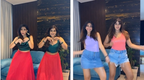 Bigg Boss Samyuktha and Bhavana Balakrishnan dance for Kaavaala song 