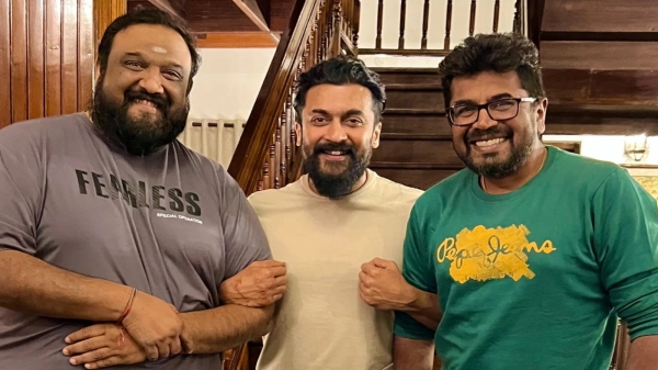 Actor Surya impressed about the working of camera person Vetri in Kanguva movie