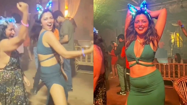 Actress amala paul night party dance to kaavaalaa song