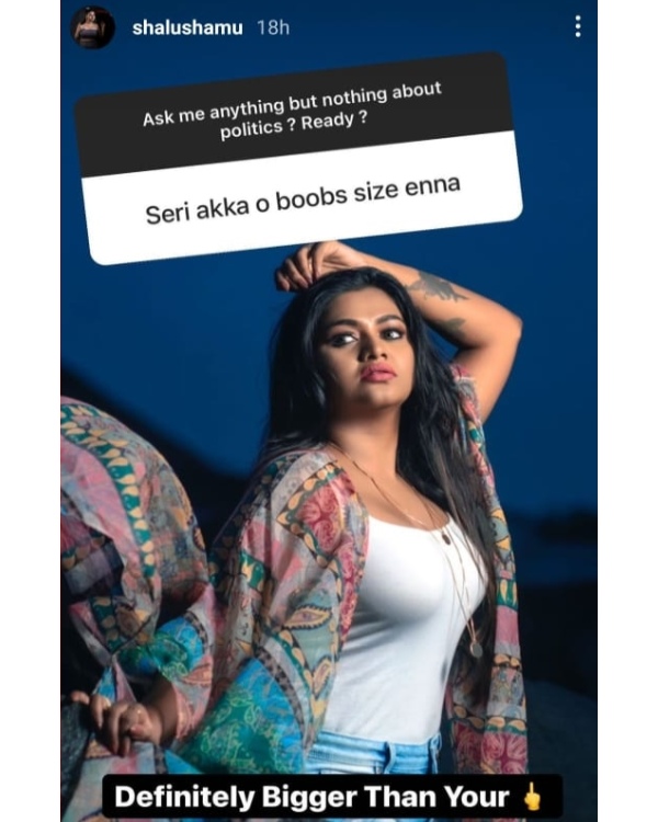 actress Shalu shamu replies fans worst comments