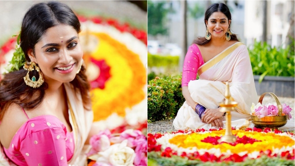 Bigg Boss actress shivani narayanan onam special pics