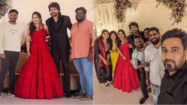 Dada hero kavin and monica wedding reception photos trending on internet