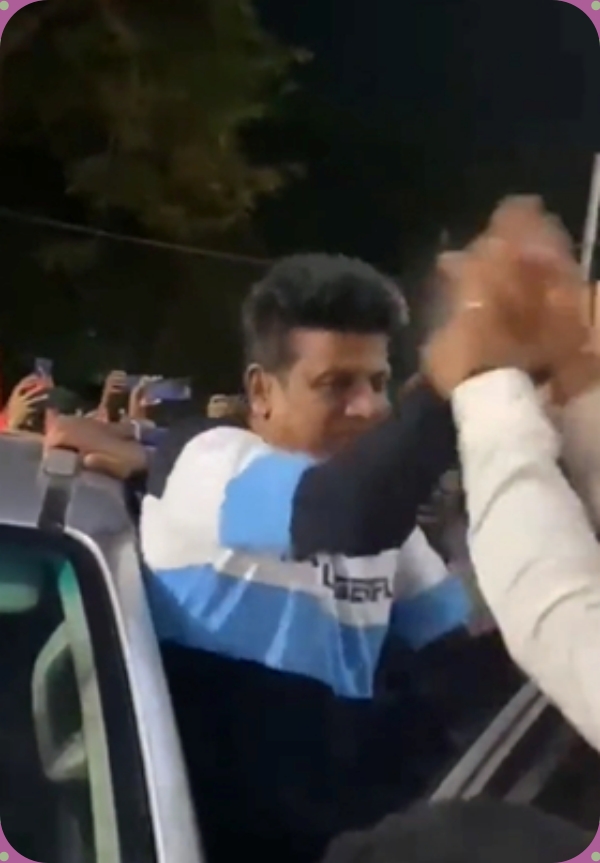 Shiva Rajkumar gets emotional and cried after wathcing Jailer movie at Mysore Shiva Rajkumar gets emotional and cried after wathcing Jailer movie at Mysore