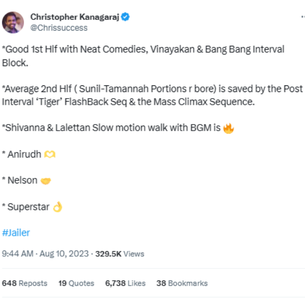  Tamannah: Tamannaahs portions are boring in the Jailer film