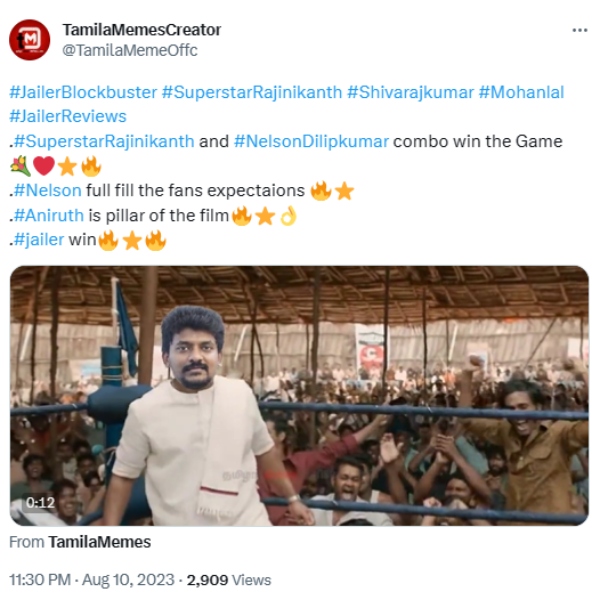Nelson memes trending in social media after Jailer turns a Blockbuster 