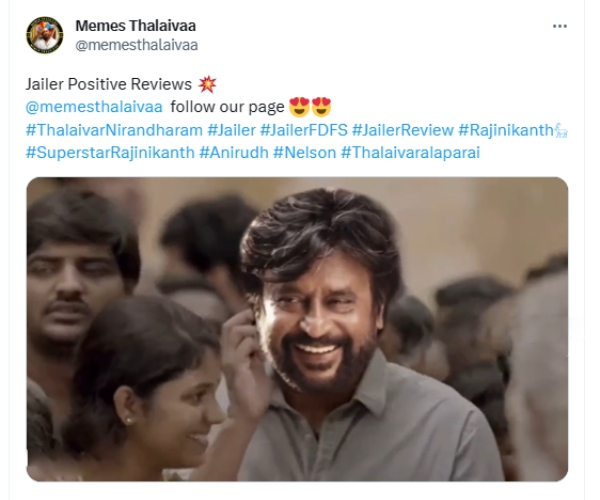 Nelson memes trending in social media after Jailer turns a Blockbuster 