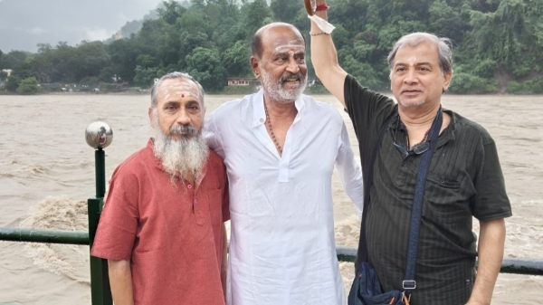Actor Rajinikanth is in his spiritual journey to Himalayas