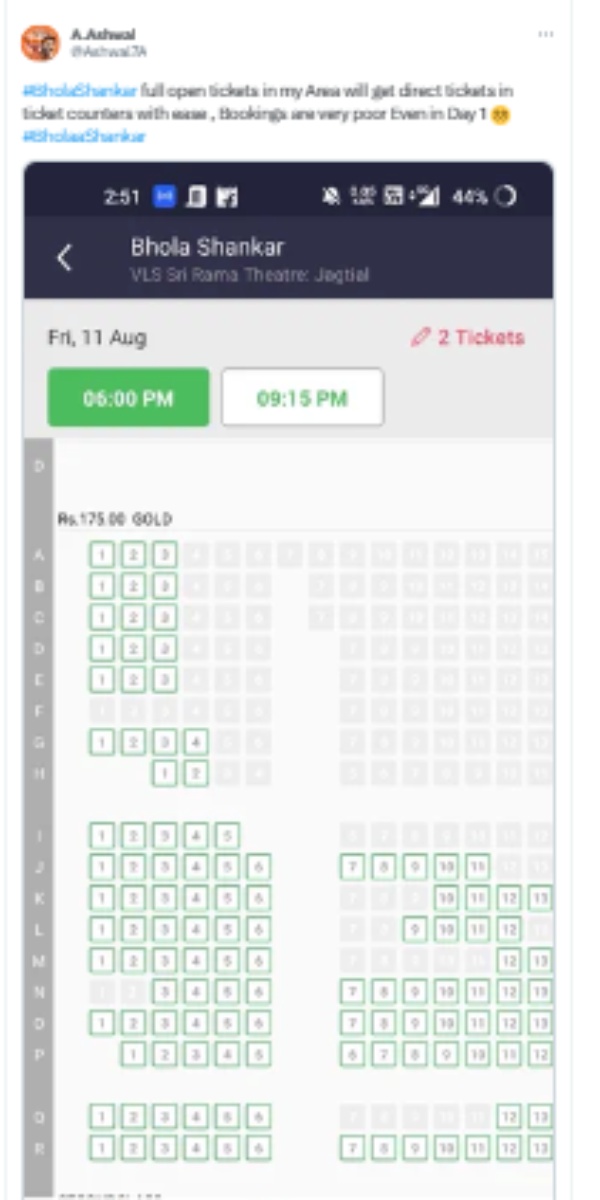 Bholaa Shankar Twitter Review: Mega Star fans upset over the cringe drama