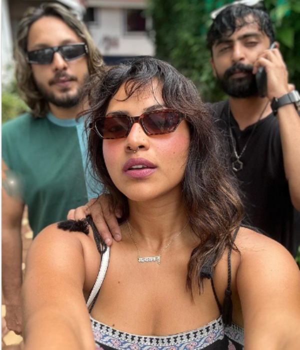 actress amala paul shares photos with her boy friends