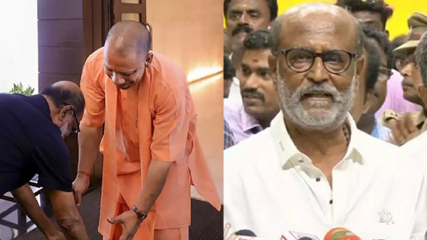 Super star Rajinikanth clarifies on touching Yogi Adityanath’s feet 