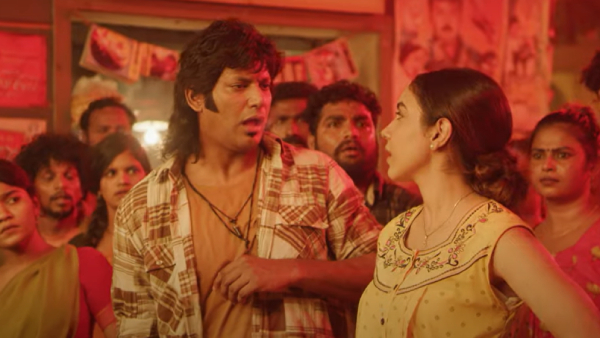 Mark Antony I Love You Di Song trending with Vishal final Anaconda dialogue 