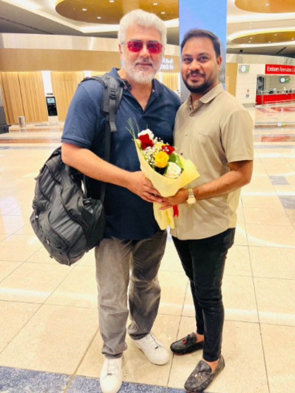  Ajith: Actor Ajiths latest photo in Dubai is trending now