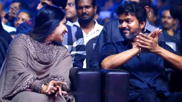 Thalapathy fans trending Sangeetha hashtag and celebrates Vijays wedding anniversary