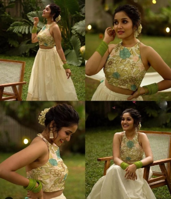 Shivani narayanan and dharsha gupta and other tamil stars observe onam festivities