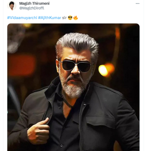  Ajith: Ajiths VidaaMuyarchi fanmade poster is trending 