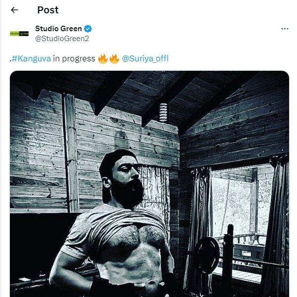  Suriya: Suriyas new look from Kanguva released now 