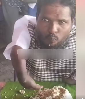 Chicken, mutton biryani for volunteers by Captain Vijayakanth birthday party 