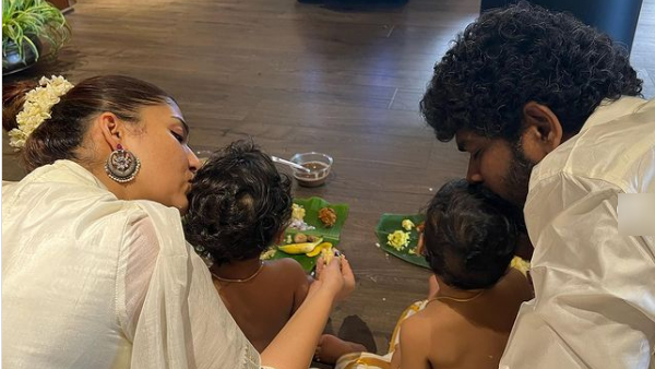 Nayanthara celebrates Onam with her sons Nayanthara celebrates Onam with her sons