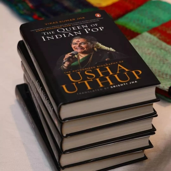 indian pop singer usha uthup rich silk saree collection