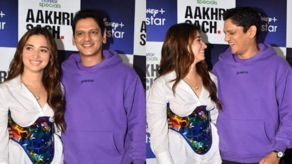 Tamannaah Bhatia paired with Vijay Varma for her Aakhri Sach web series screening