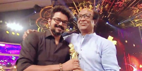 Vijay awarded Superstar Rajinikanth interesting information trending on social media