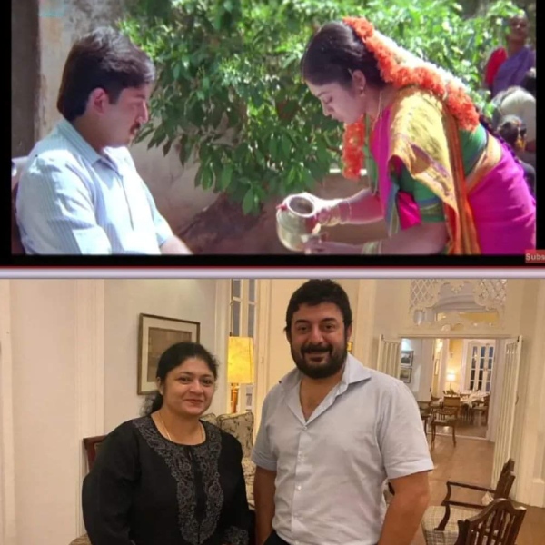 Arvind Swamy: Roja movie fame Arvind Swamy and Vaishnavis latest trending photo Arvind Swamy: Roja movie fame Arvind Swamy and Vaishnavis latest trending photo