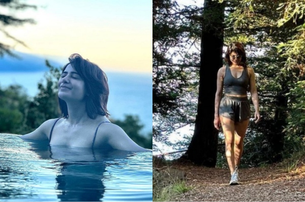 Samantha and Vijay Deverakonda enjoys in Swimming pool before Kushi release leads several rumours Samantha and Vijay Deverakonda enjoys in Swimming pool before Kushi release leads several rumours