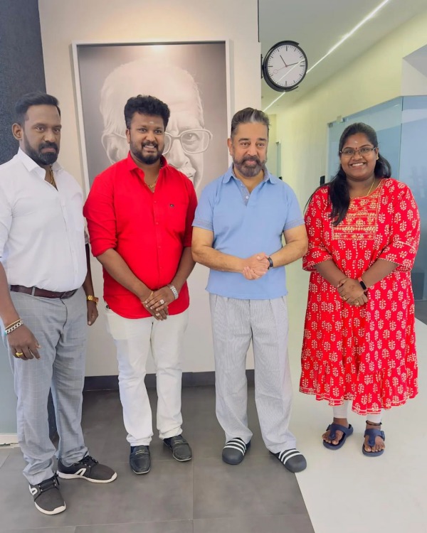  Kamal Robo Shankar: Robo Shankar met Kamal Haasan with his family