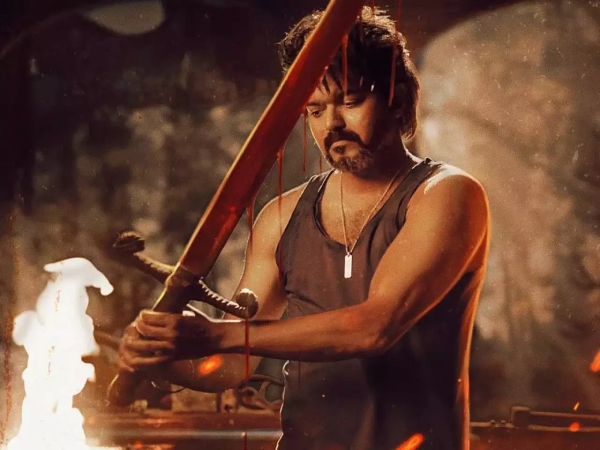 Netizens trolls Why Lokesh Kanagaraj gives bow and arrow and sword to Vijay?