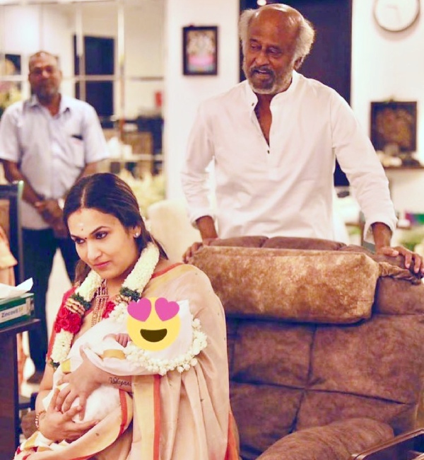 Soundarya Rajinikanth son ear piercing function held today